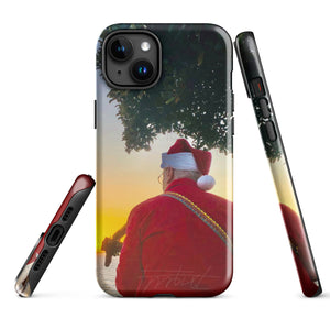 Christmas Guitar Song-Tough iPhone case