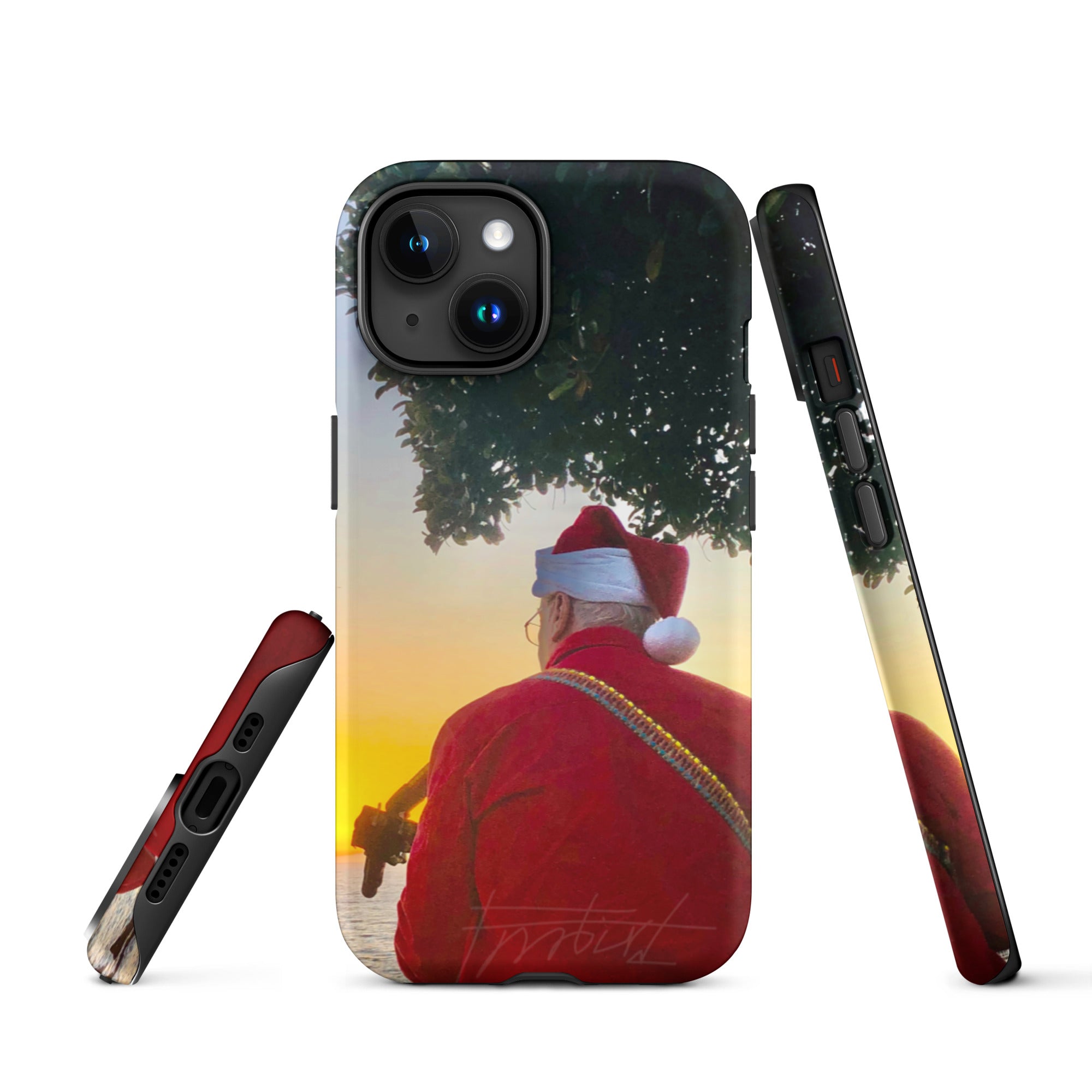 Christmas Guitar Song-Tough iPhone case