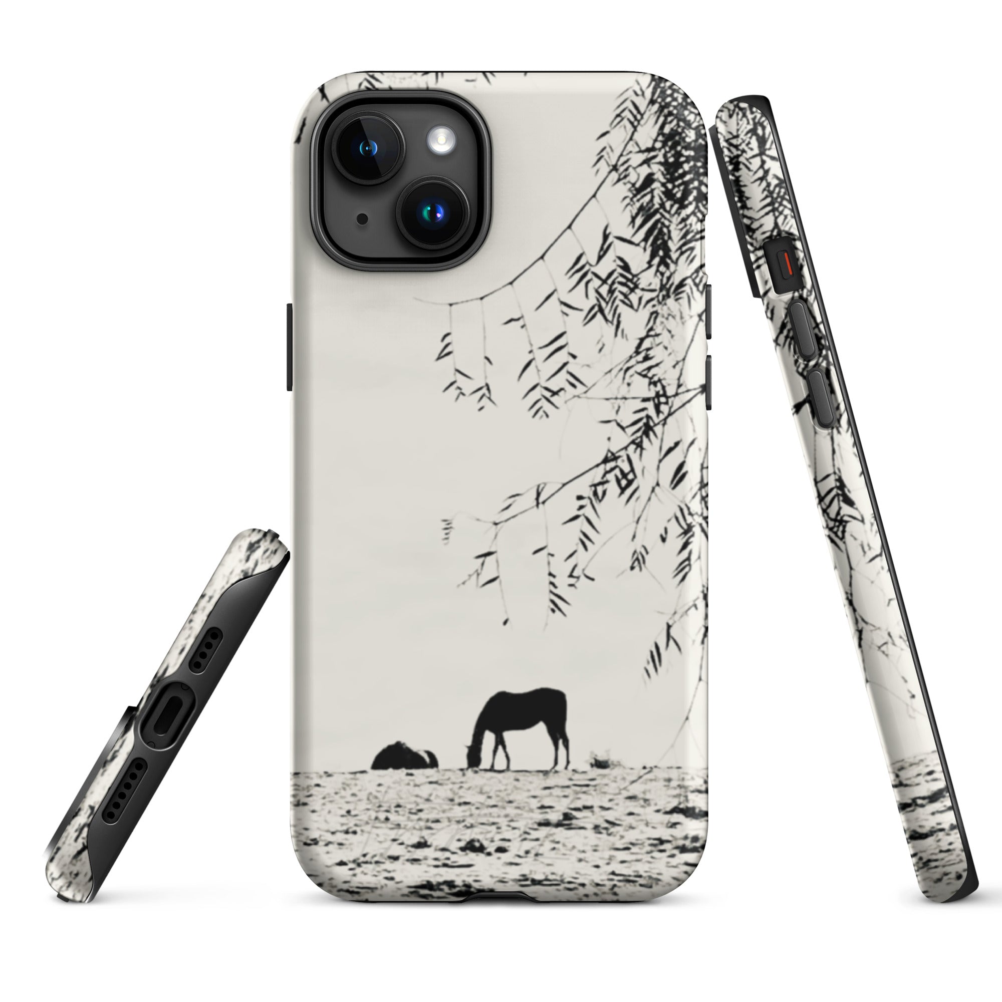 “Single Horse”-Tough iPhone case