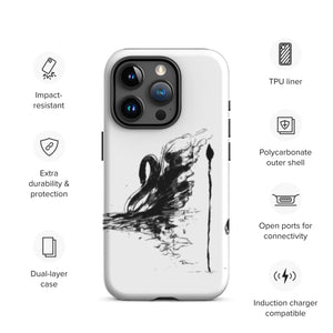 "Black Swan Series"Tough Case for iPhone®