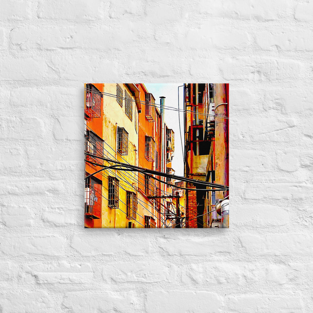 "Between the Buildings"（Canvas Limited Prints）