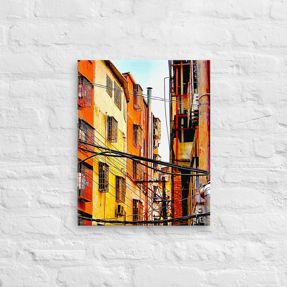 "Between the Buildings"（Canvas Limited Prints）