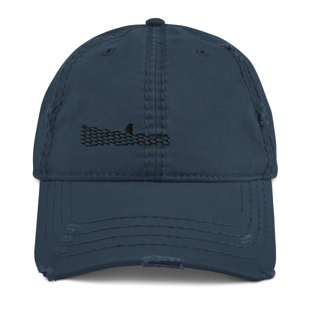 "Free Bird"-Distressed Dad Hat