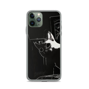 Black cat series-iPhone Case