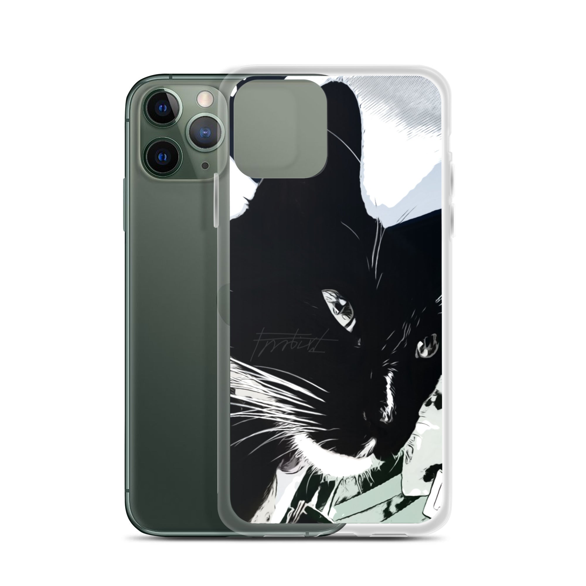 Black cat series-iPhone Case