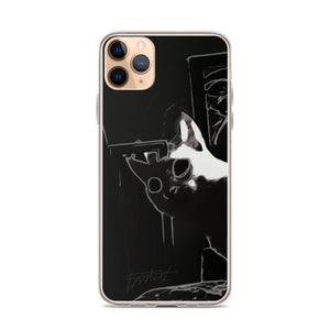 Black cat series-iPhone Case