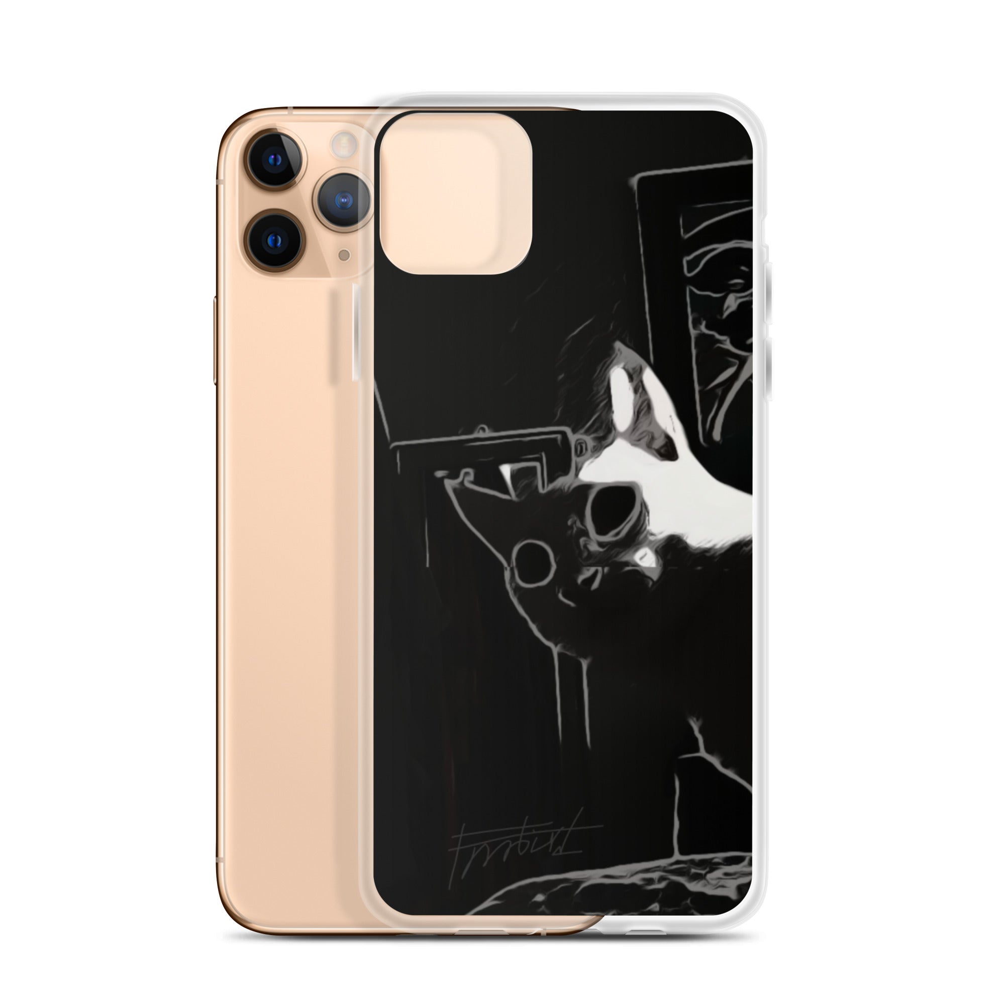 Black cat series-iPhone Case