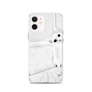 white Cat-iPhone Case