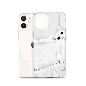 white Cat-iPhone Case