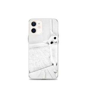 white Cat-iPhone Case