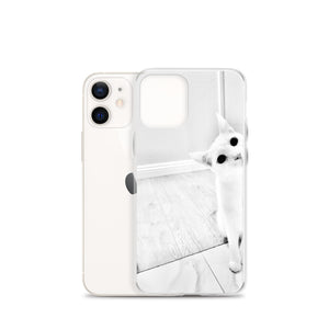 white Cat-iPhone Case