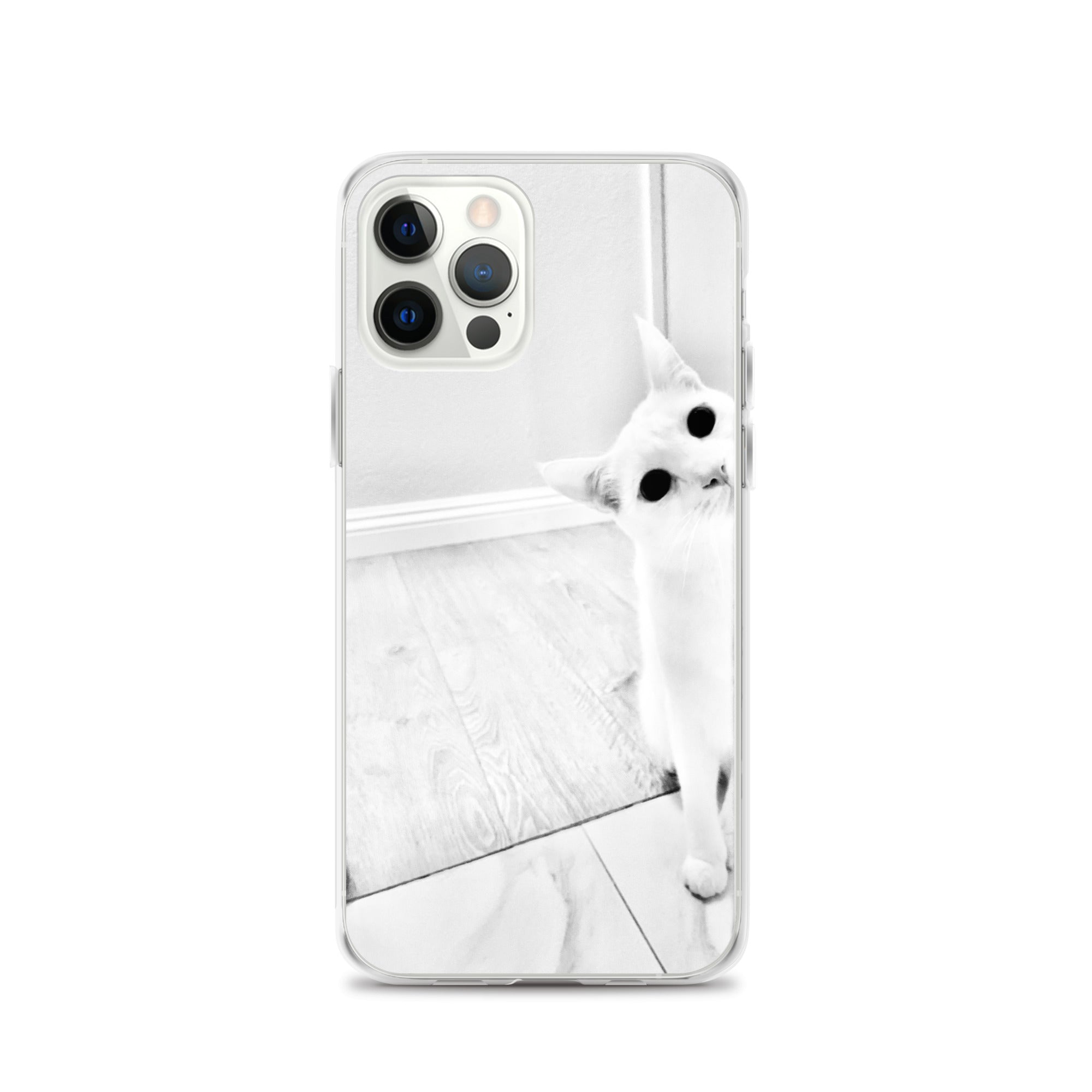 white Cat-iPhone Case