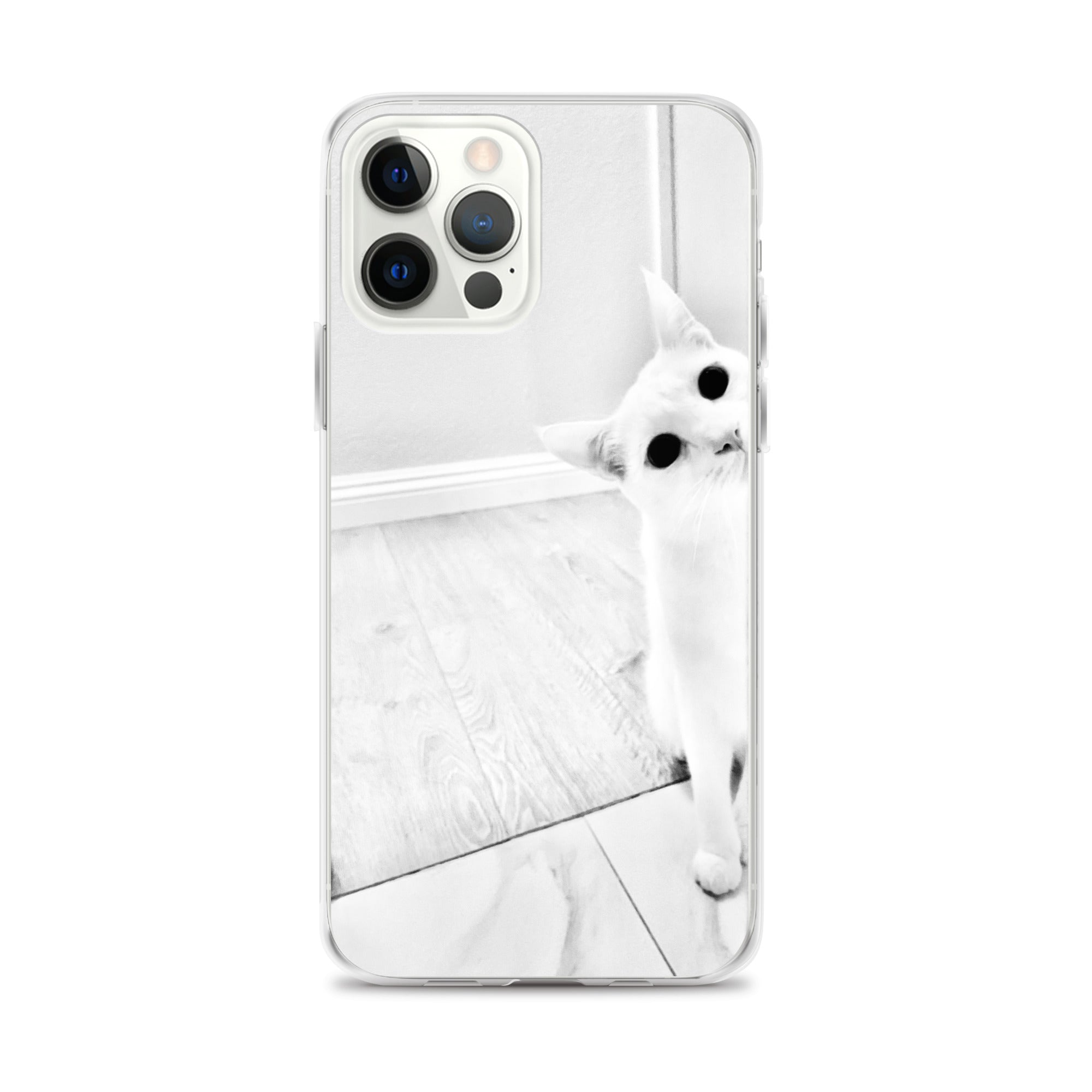 white Cat-iPhone Case