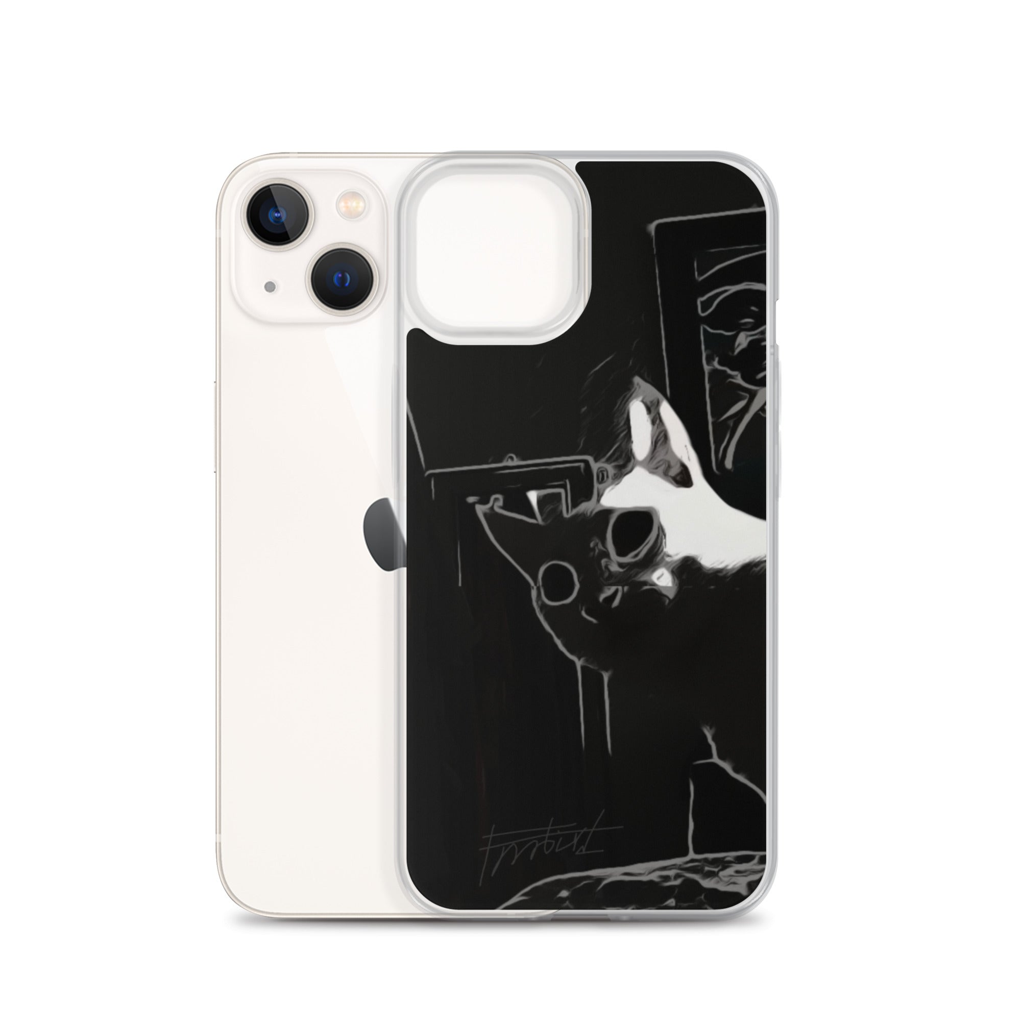 Black cat series-iPhone Case