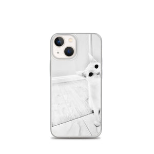 white Cat-iPhone Case