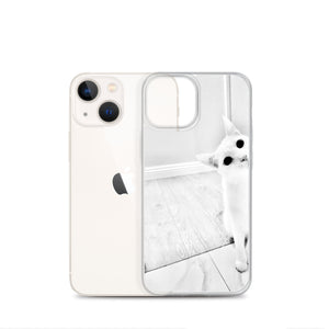 white Cat-iPhone Case