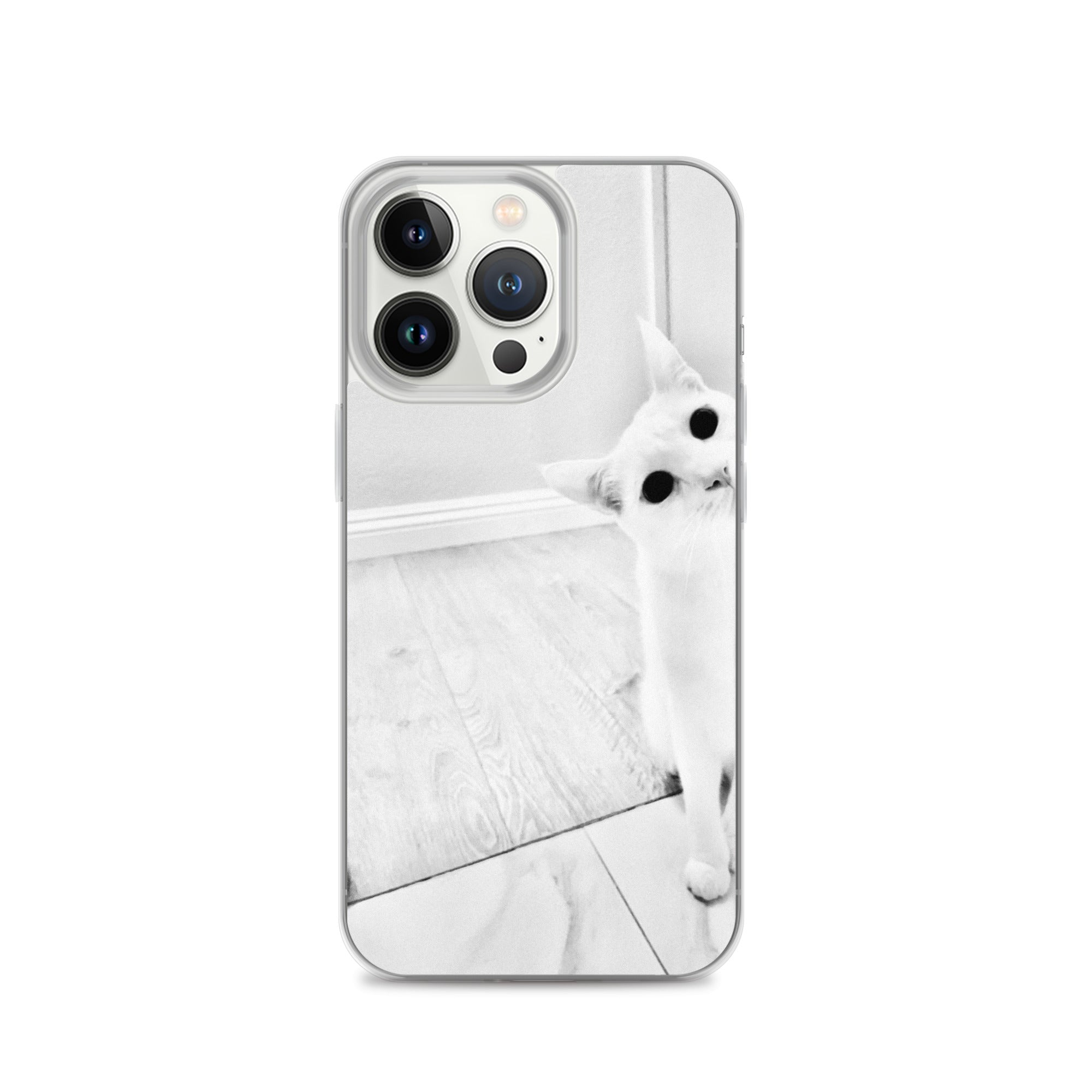 white Cat-iPhone Case