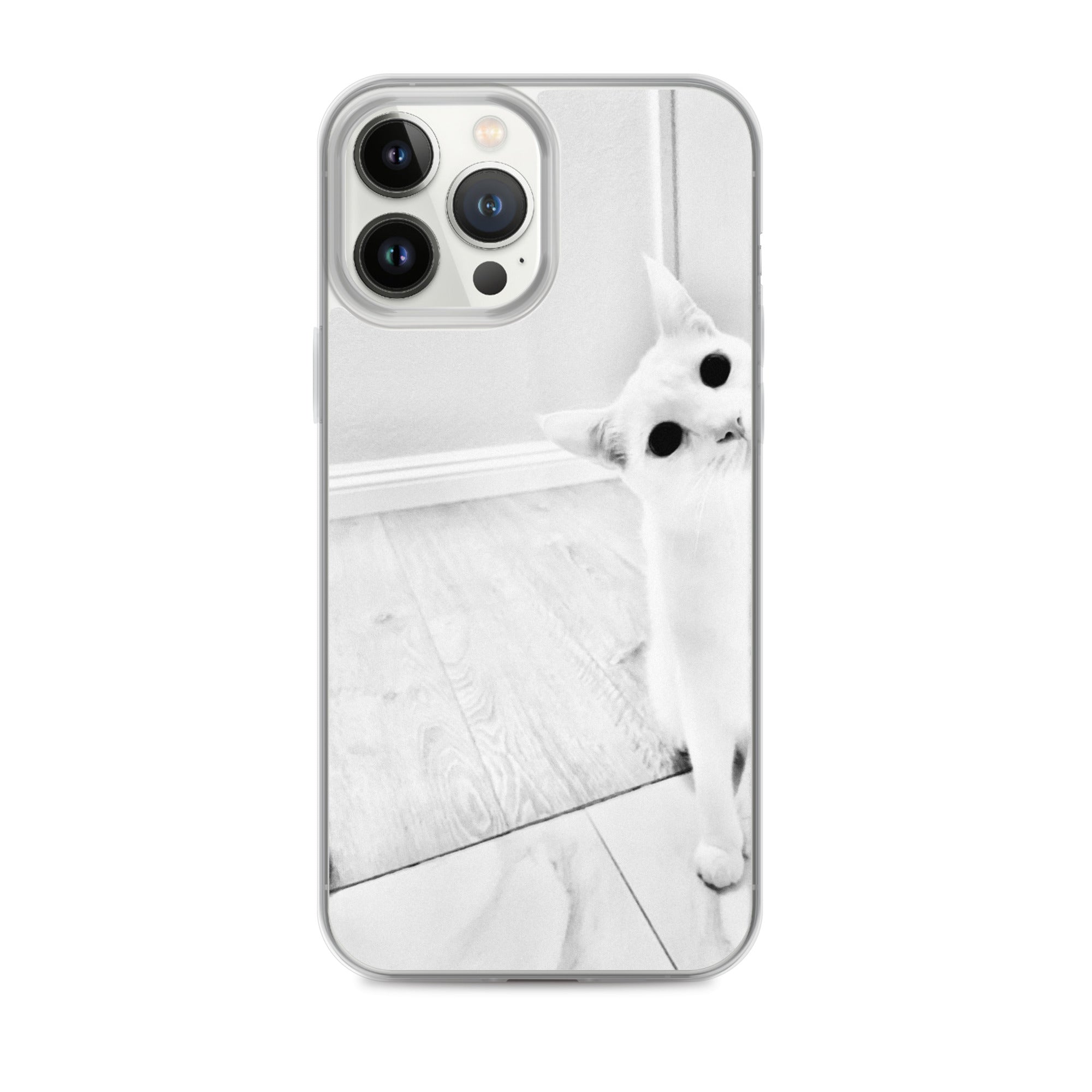 white Cat-iPhone Case