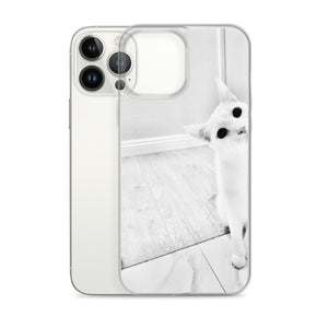 white Cat-iPhone Case