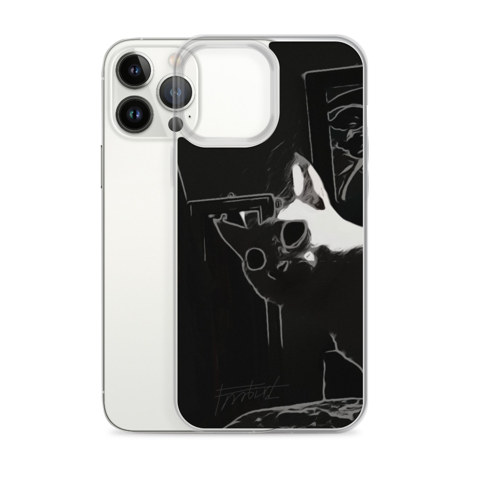 Black cat series-iPhone Case