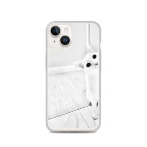 white Cat-iPhone Case