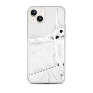 white Cat-iPhone Case