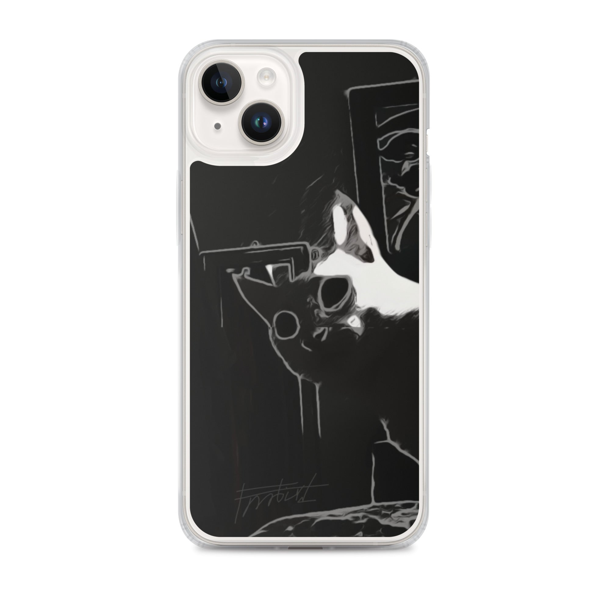 Black cat series-iPhone Case