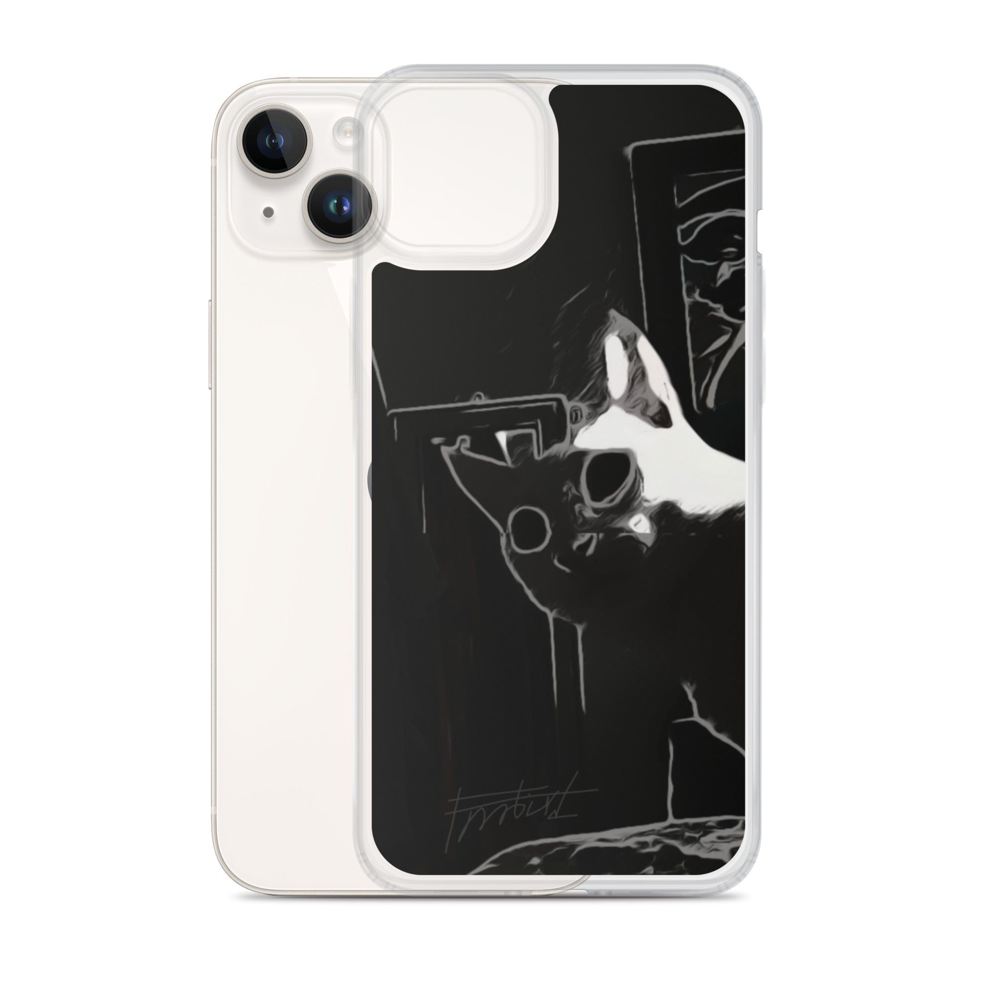 Black cat series-iPhone Case