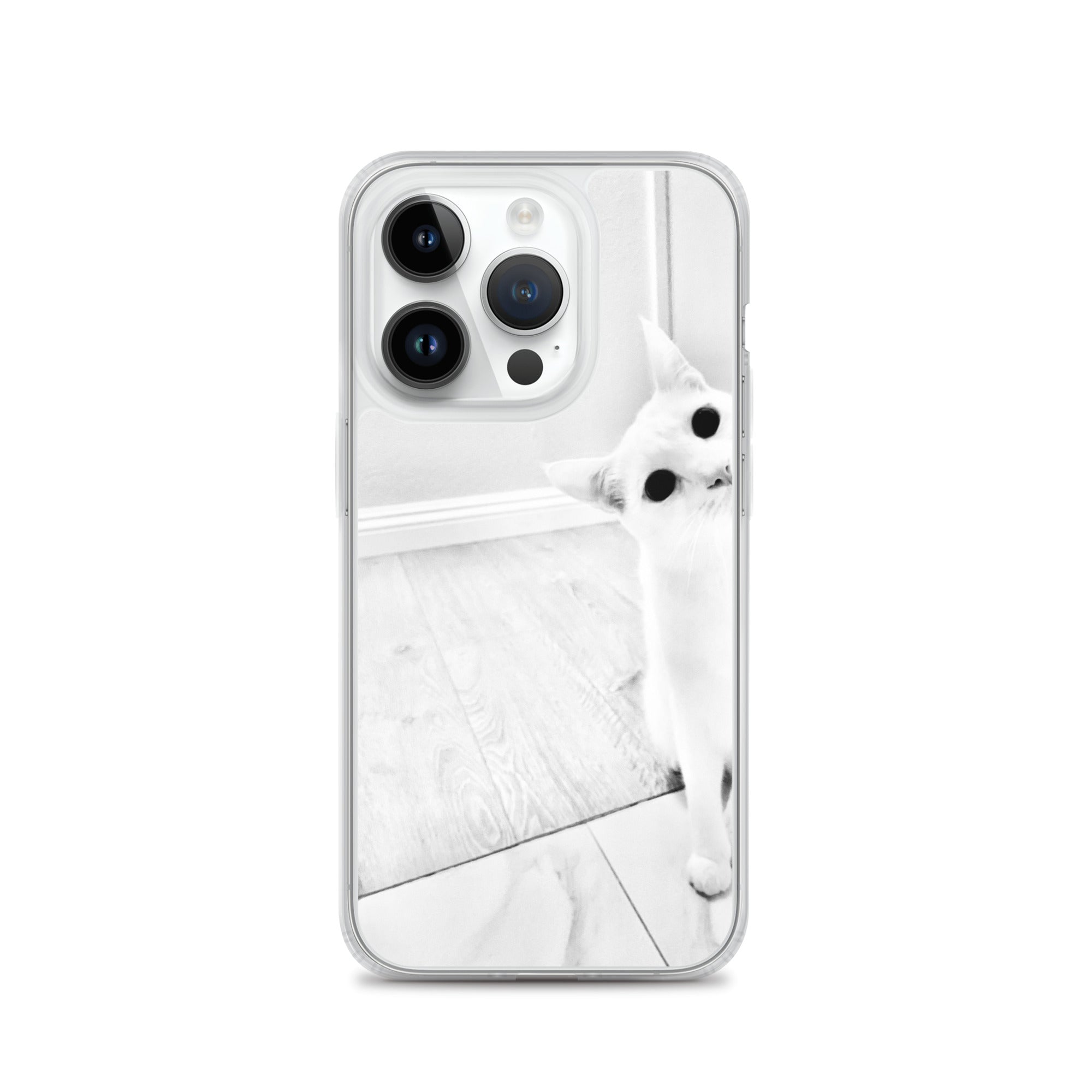 white Cat-iPhone Case