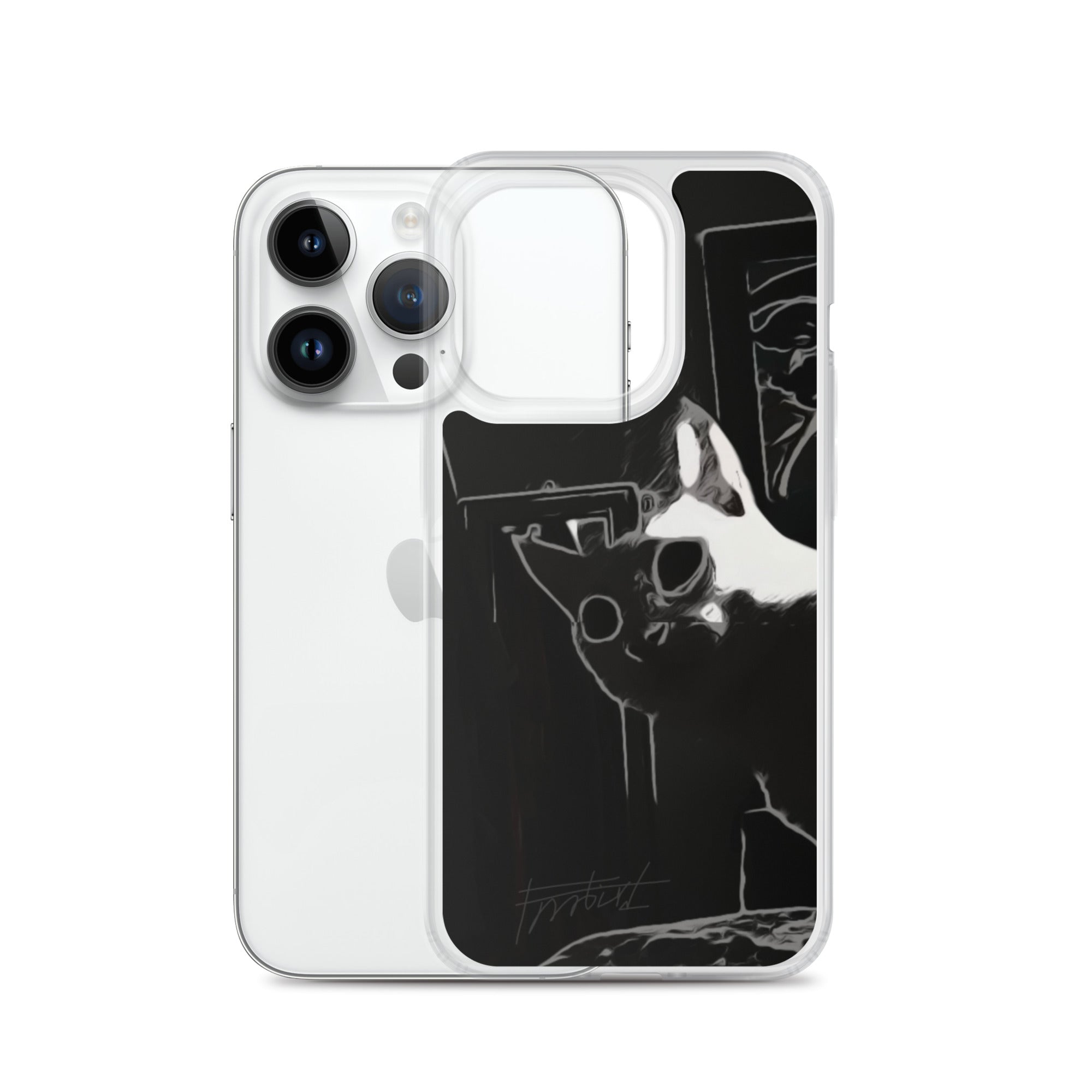 Black cat series-iPhone Case