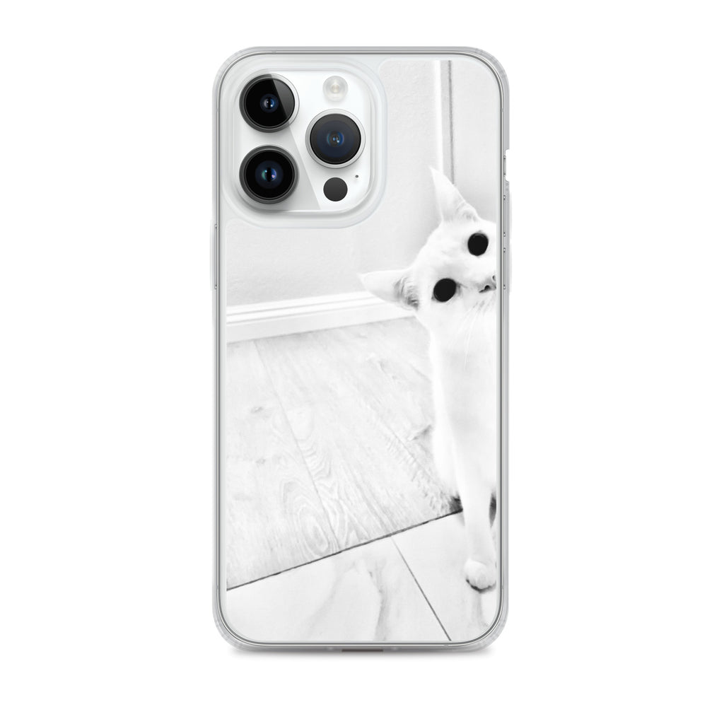 white Cat-iPhone Case