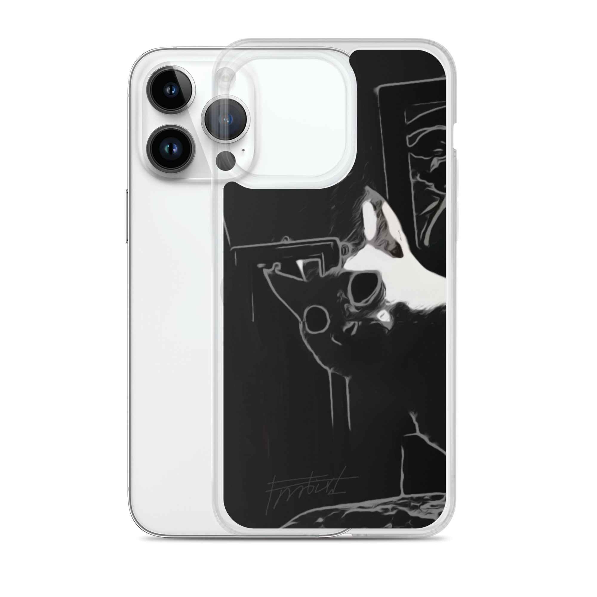 Black cat series-iPhone Case