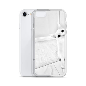 white Cat-iPhone Case