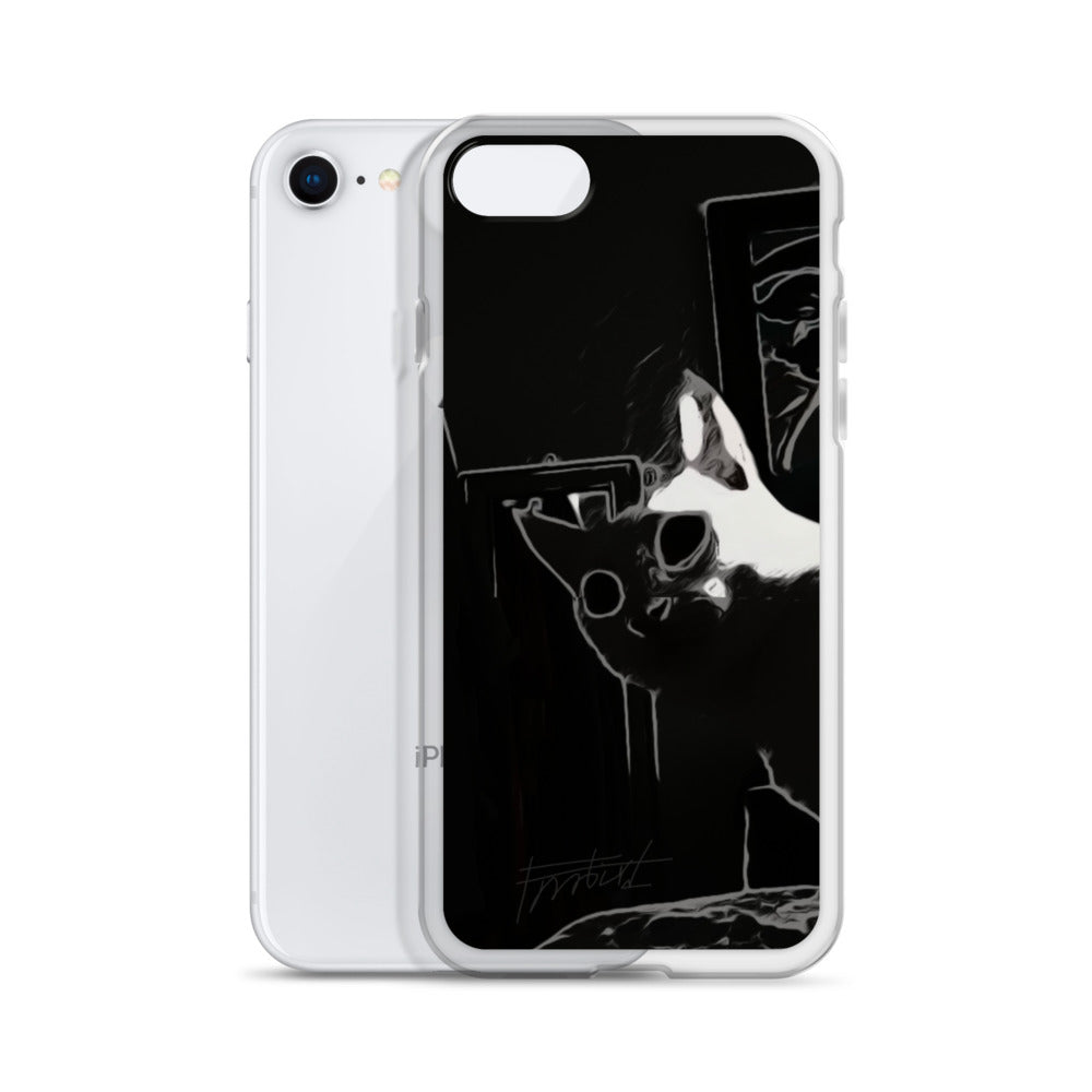 Black cat series-iPhone Case