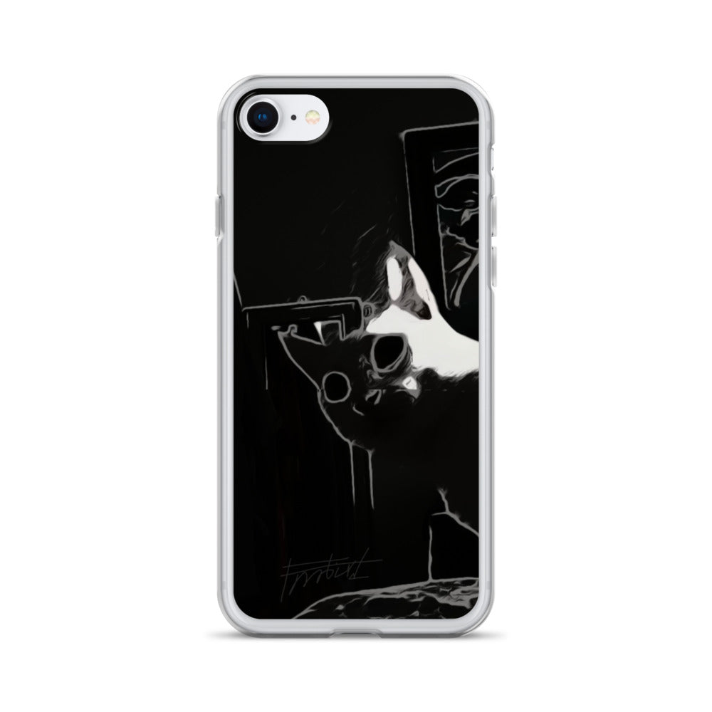 Black cat series-iPhone Case