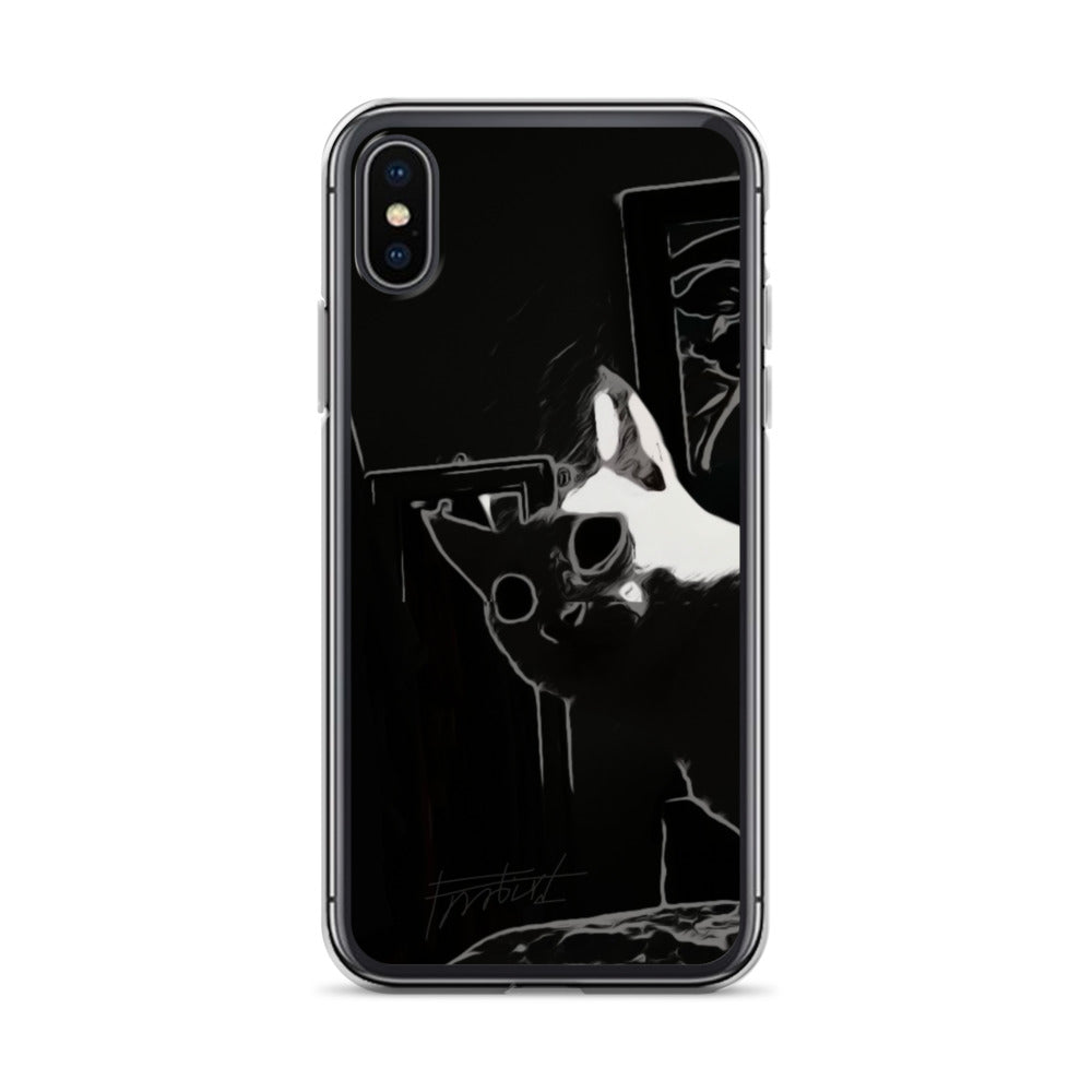 Black cat series-iPhone Case