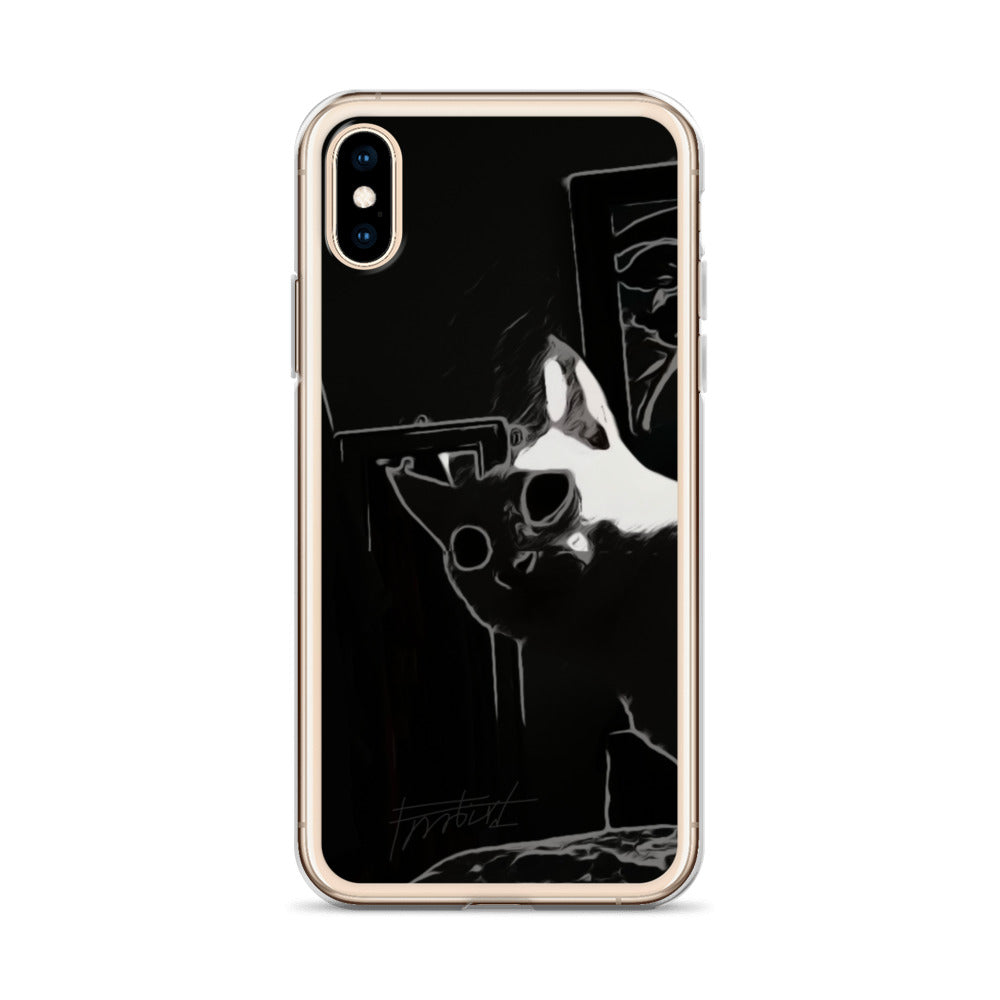 Black cat series-iPhone Case