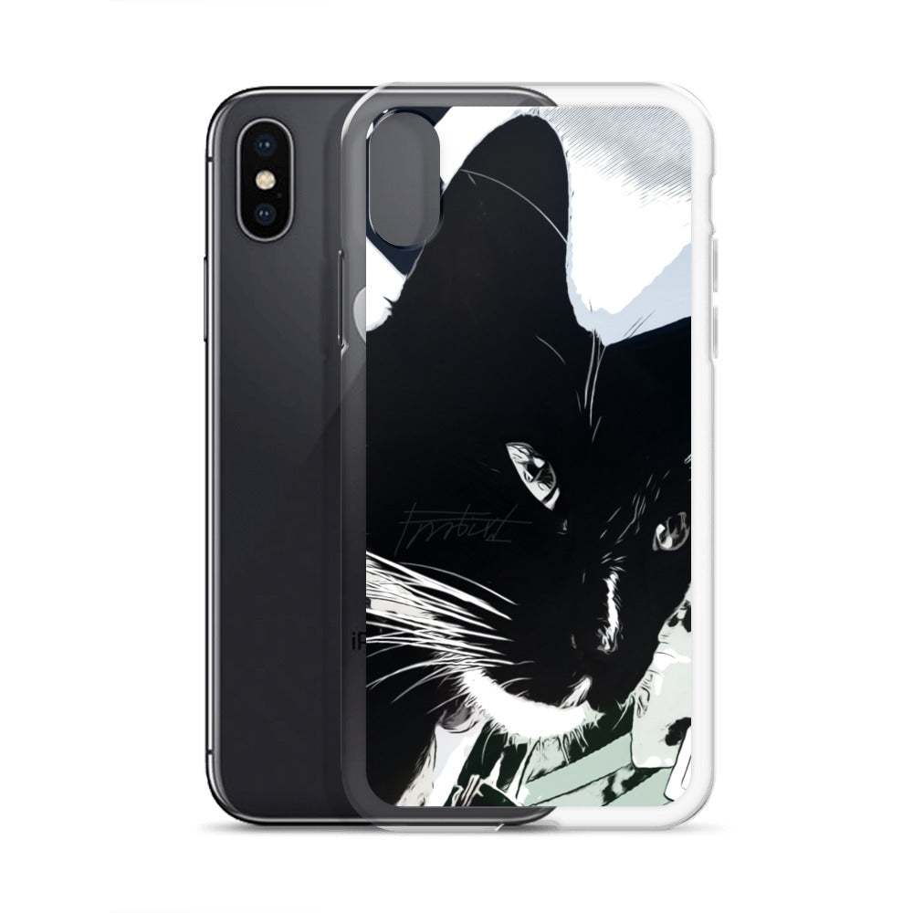 Black cat series-iPhone Case