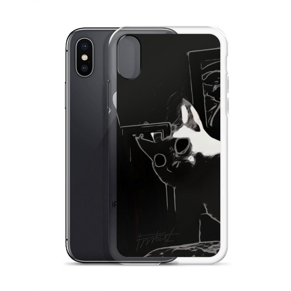 Black cat series-iPhone Case