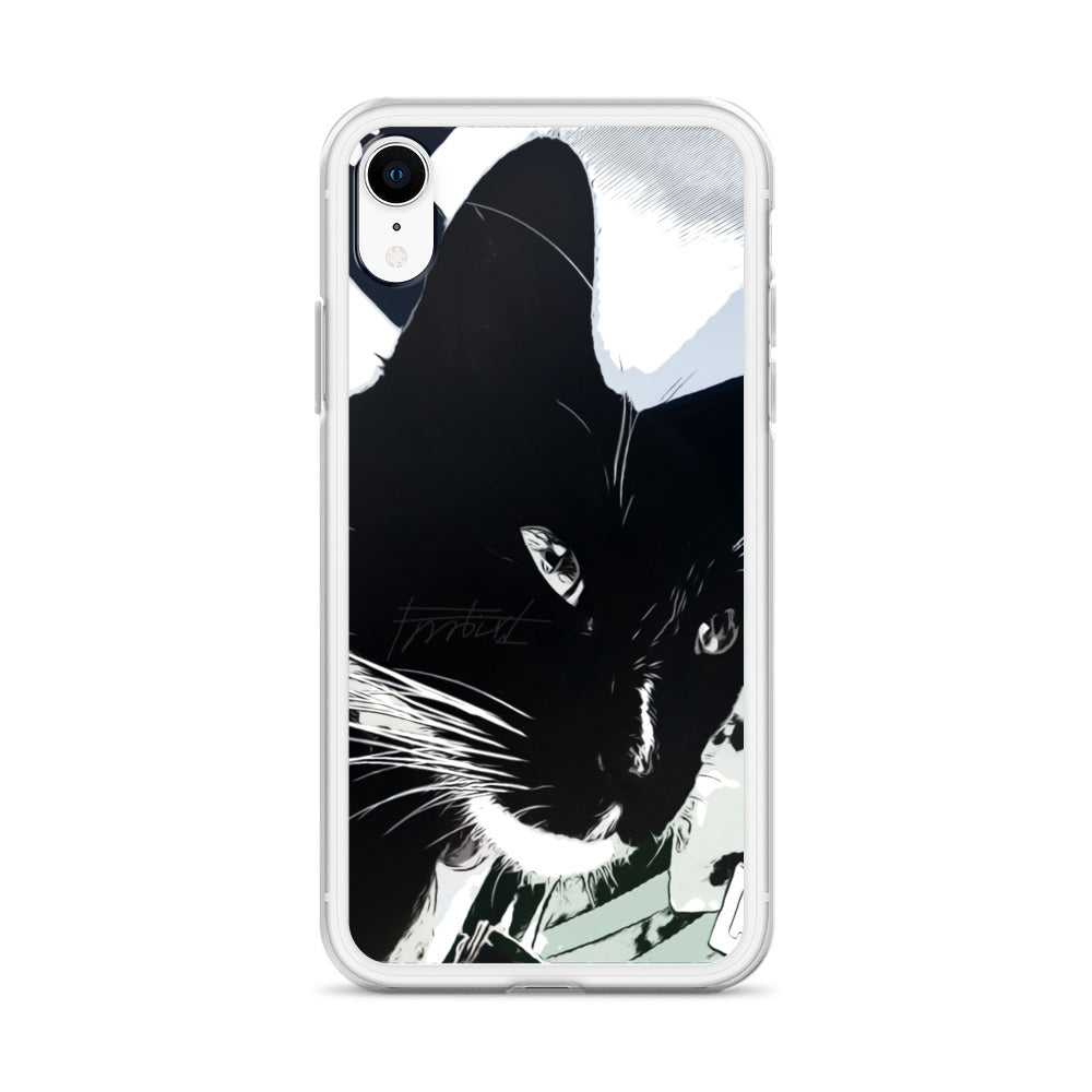 Black cat series-iPhone Case