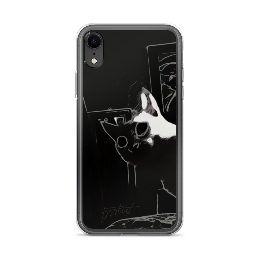 Black cat series-iPhone Case