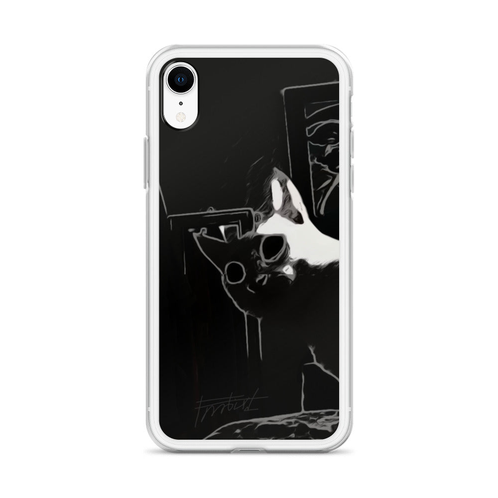 Black cat series-iPhone Case