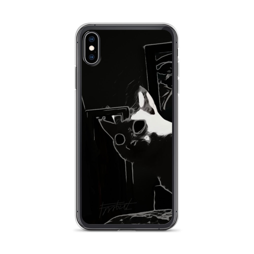 Black cat series-iPhone Case