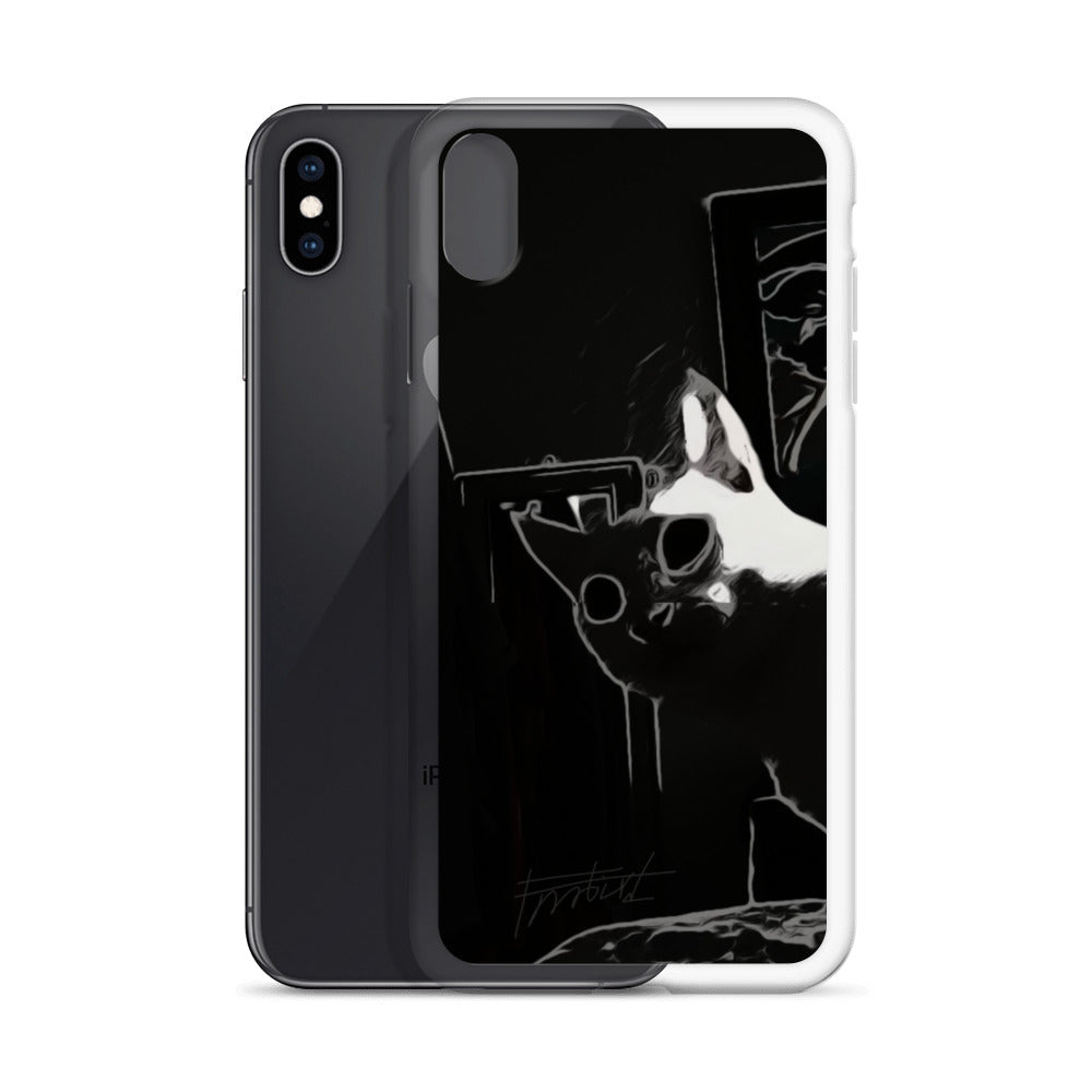 Black cat series-iPhone Case