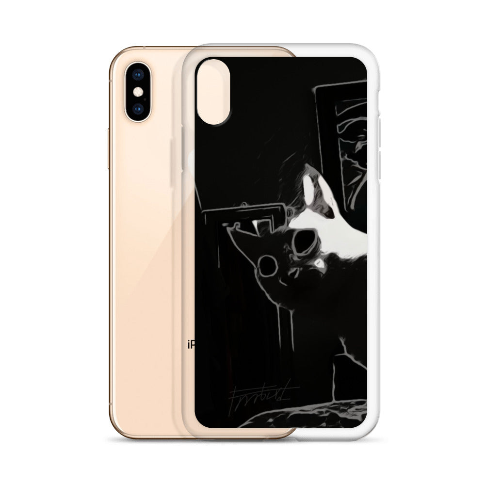 Black cat series-iPhone Case