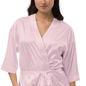 “Frrrbird”-Satin robe