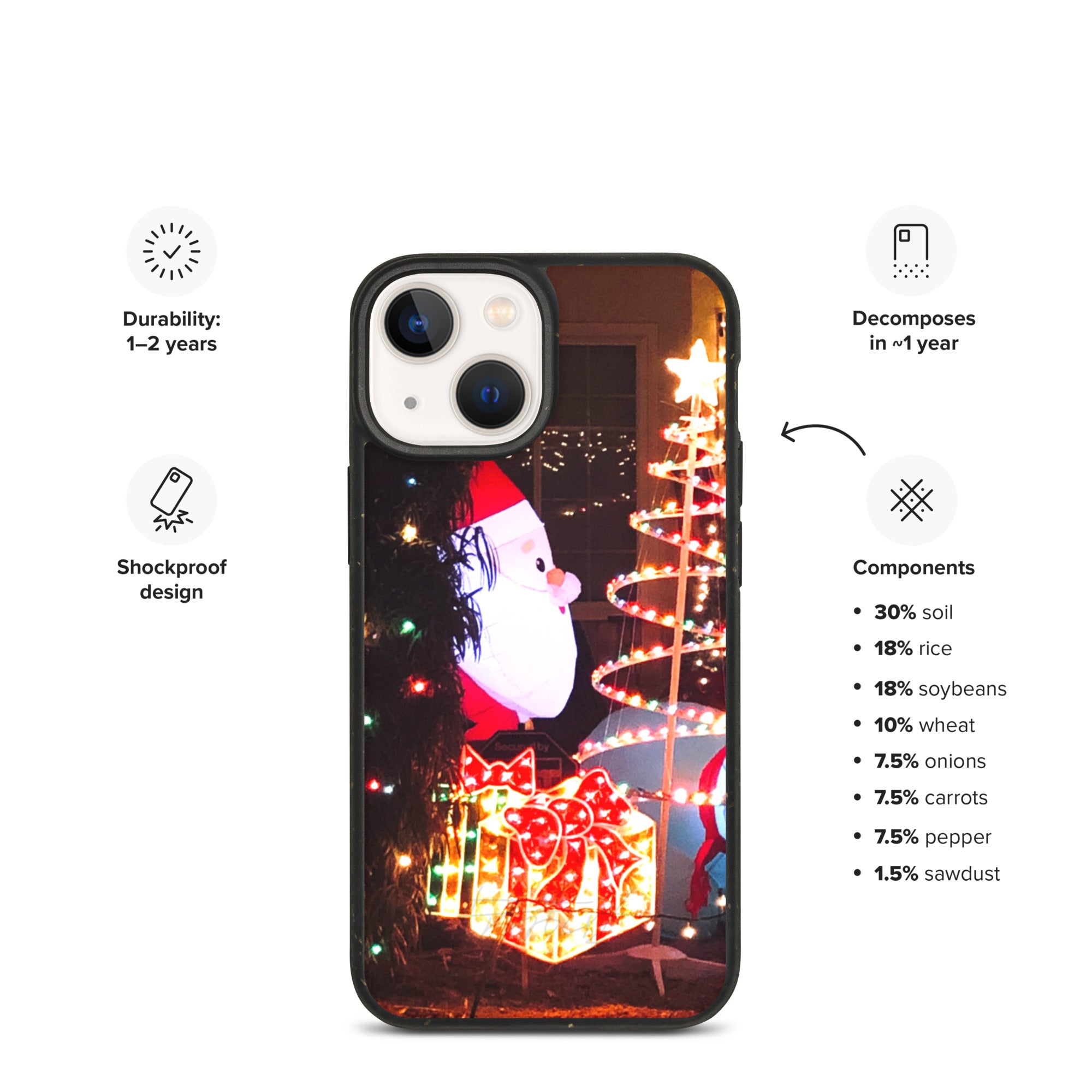 Christmas gift-Speckled iPhone case