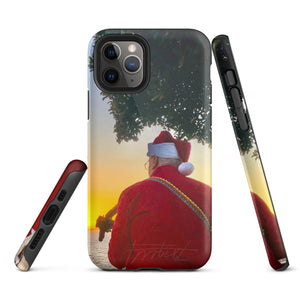 Christmas Guitar Song-Tough iPhone case