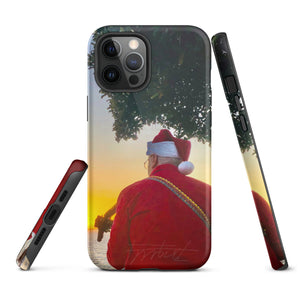 Christmas Guitar Song-Tough iPhone case