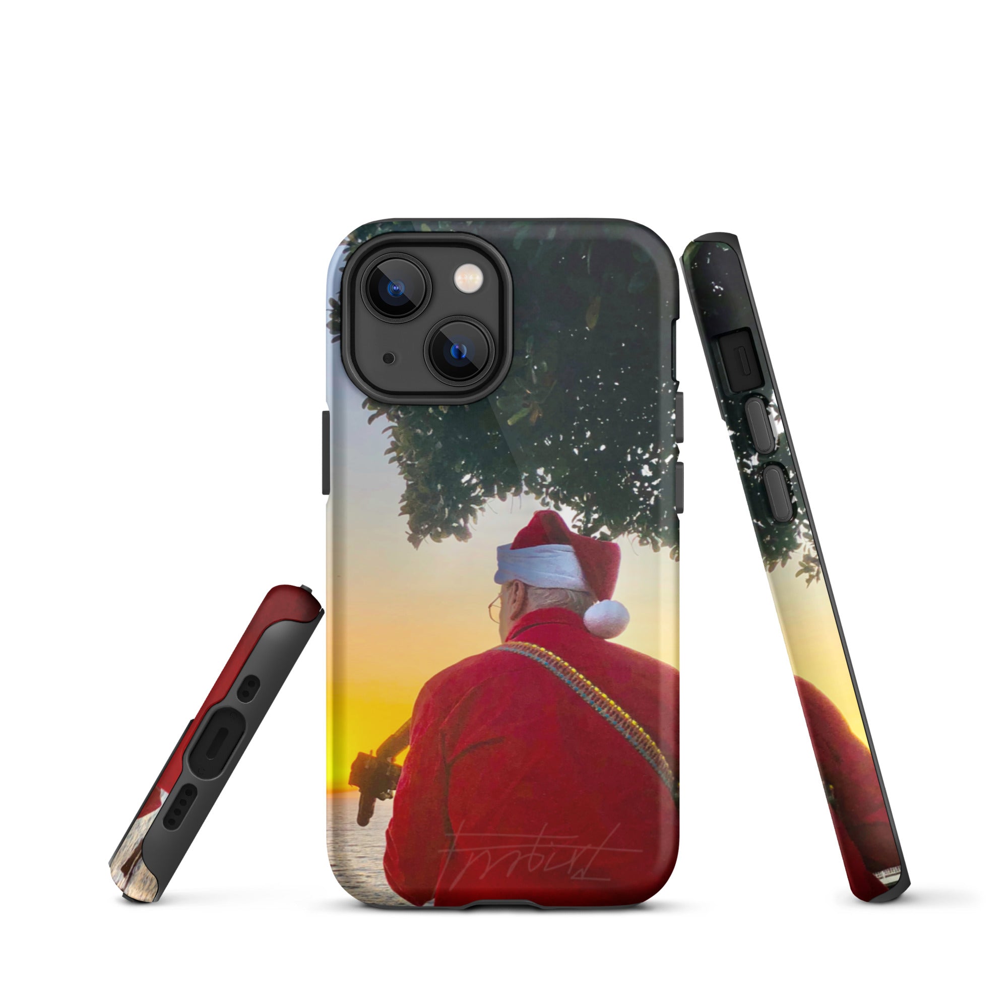 Christmas Guitar Song-Tough iPhone case